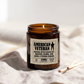 Veteran Military Candle Gift For Him, Men's Funny Candle Gift Ideas, Veteran Owned Business, Father's Day Gift Ideas: Tide (Fresh and clean)