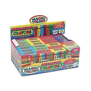 Crayons Bubble Gum 24 Ct