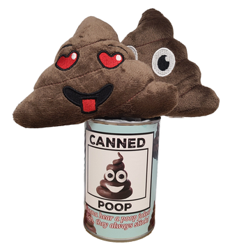 Canned Poop - Funny Gag Gift Dirty Santa White Elephant: Standard Lid