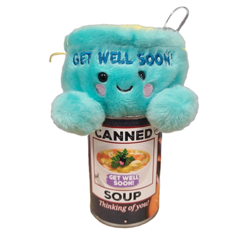 Canned Soup - Chicken Noodle - Get Well Soon Gift - Plush: Standard Lid