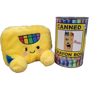 Canned Crayon Box - Teacher School Gift in Can w/Funny Jokes: Standard Lid