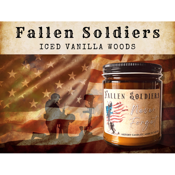 FALLEN SOLDIERS Candle | History Candles | Tribute Candle