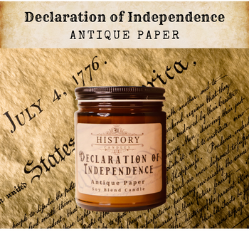DECLARATION OF INDEPENDENCE Candle | History Candle