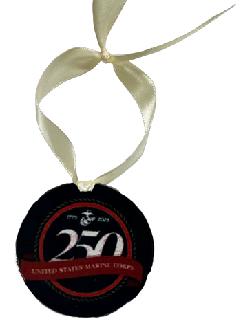 Licensed Military Ornament – 250th Anniversary Collection: Marine 250th / Single-Sided