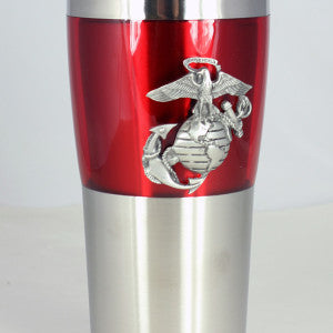 USMC Eagle Globe and Anchor Travel Coffee Mug